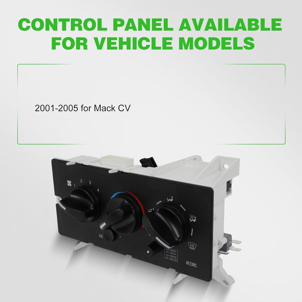 SCITOO Climate Control Module AC Heater Control Panel 2001-2005 for Mack CV