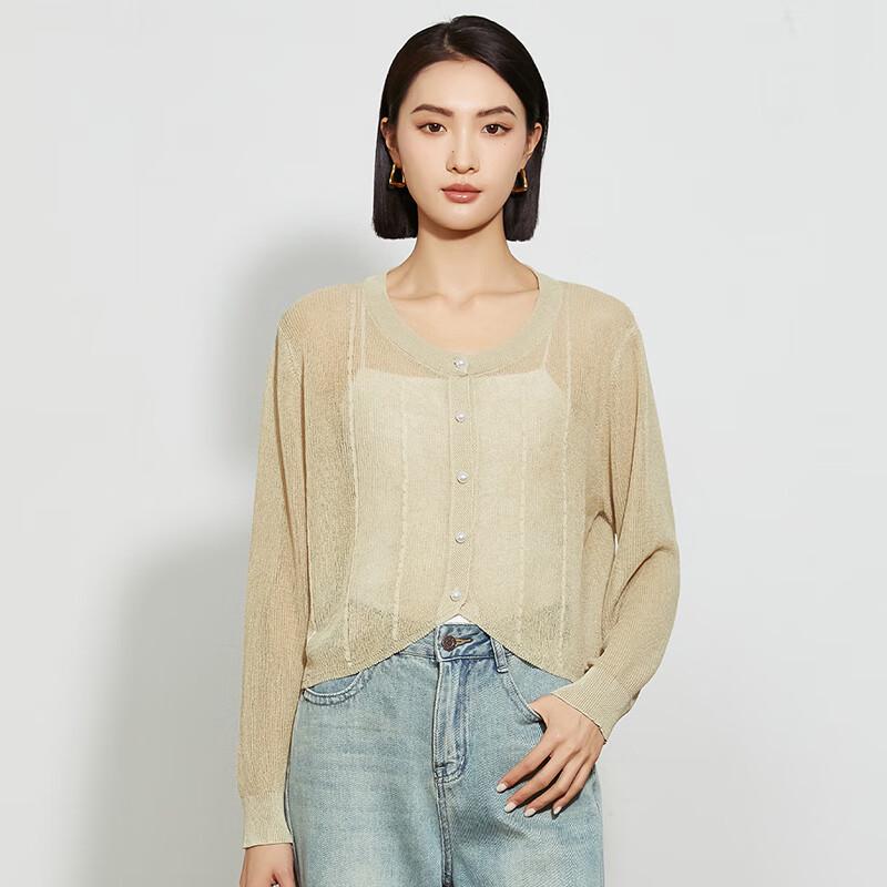 Tatu Women's Minimalist Thin Long-Sleeve Knit Top