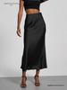 2026 Summer High-Waisted Satin Women's Skirt - New European and American Fashion