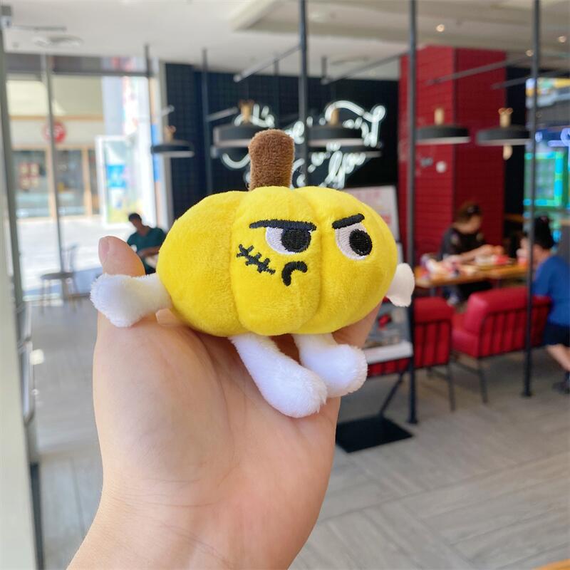 Kreativ Halloween Gresskar Plysj Anheng - 8cm Kosedyr til Klypemaskin