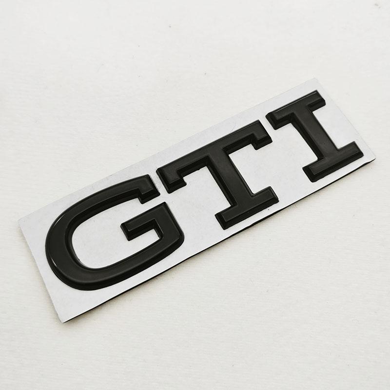2026 Hot For VOLKSWAGEN VW 3D High-Quality Chrome Metal Logo GTI Emblem Car Trunk Sticker Badge For VW Golf 8/Polo/Jetta/Tiguan/