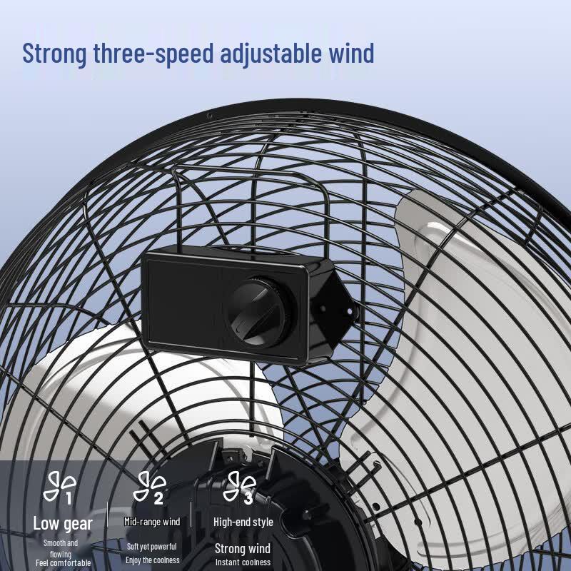 Midea 20-inch Industrial Floor Fan CN Plug (adapter Included)