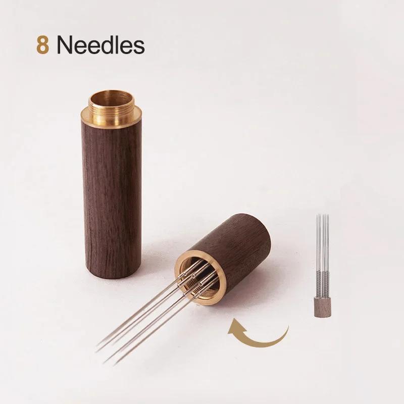5/6/8 Needles Coffee Tamper Needles Espresso Powder Stirrer Distributor Leveler WDT Tools Stainless Steel Cafe Stirring Barista