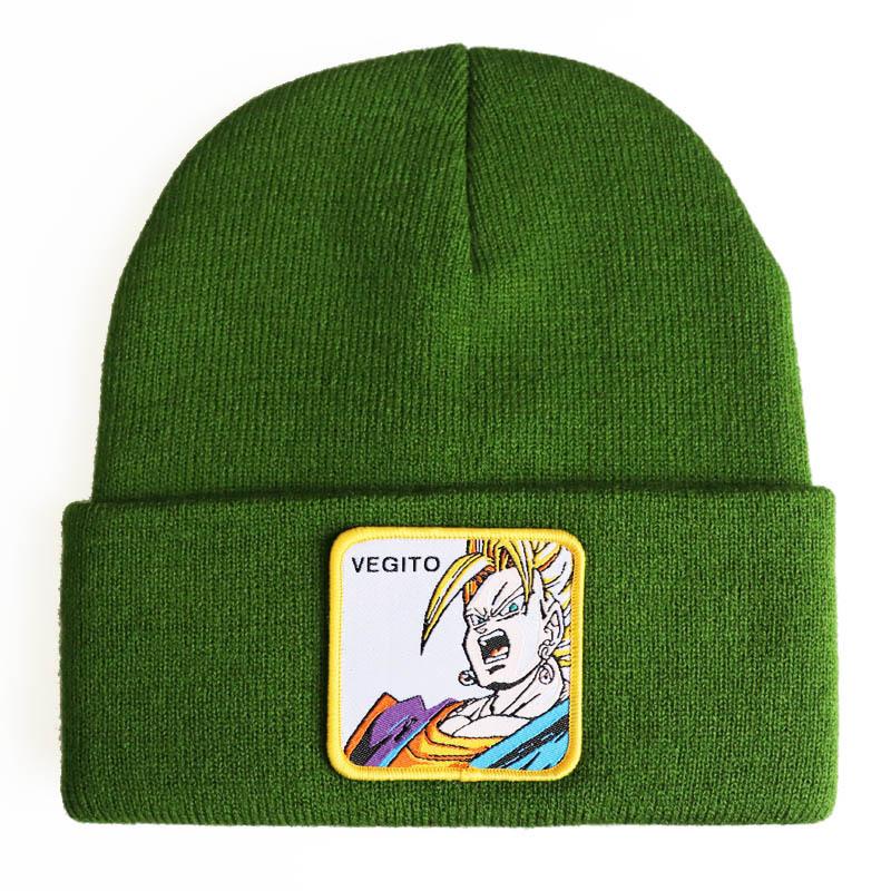Anime merchandise Dragon Ball character Vegetto VEGITO Knitted hat, woolen hat, hip-hop ski pullover hat