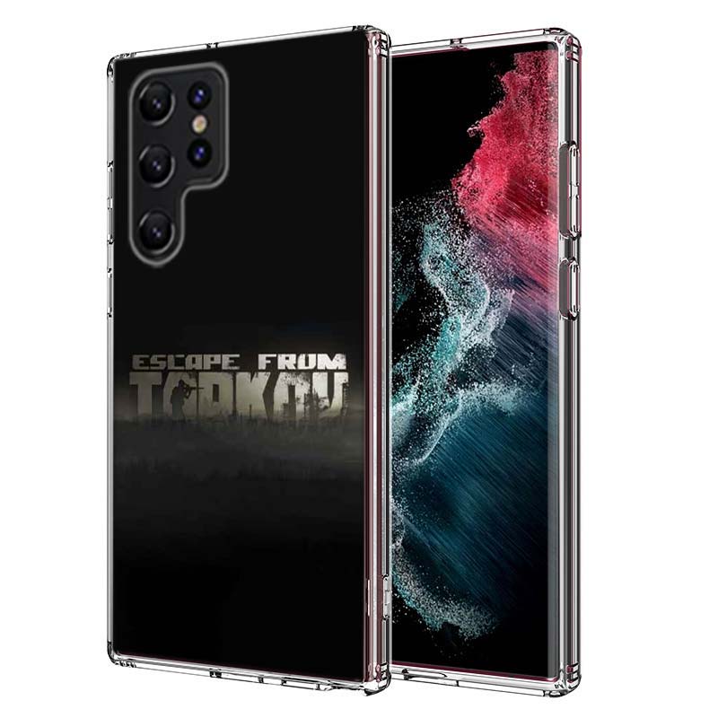Escape From Tarkov Capa Phone Case For Samsung S26 Ultra S25 Edge Galaxy S23 S21 S20 S24 FE S22 S10 Plus Cover Clear TPU Shell C