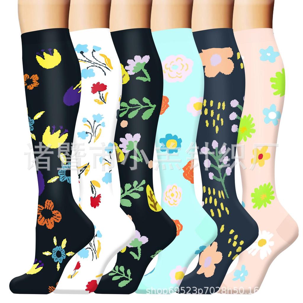 Unisex Long Compression Socks for Cycling, Running, and Marathon
