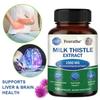 Capsule Estratto di Cardo Mariano 1000 mg Equivalente 4X Concentrato 120 Capsule Vegetali Fornitura per 60 Giorni Integratore Alimentare