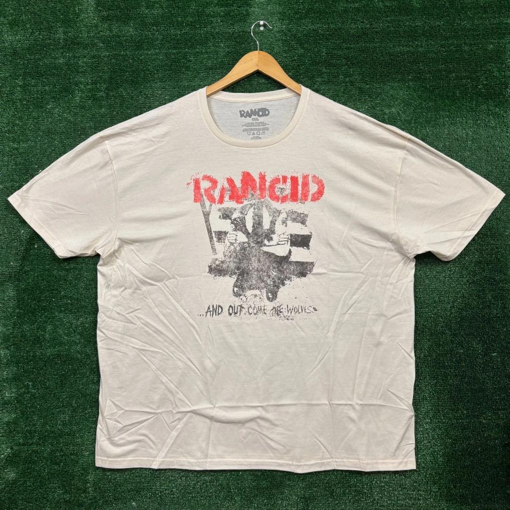 Rancid And Out Come the Wolves Punk Rock Band T-shirt Size XXXL