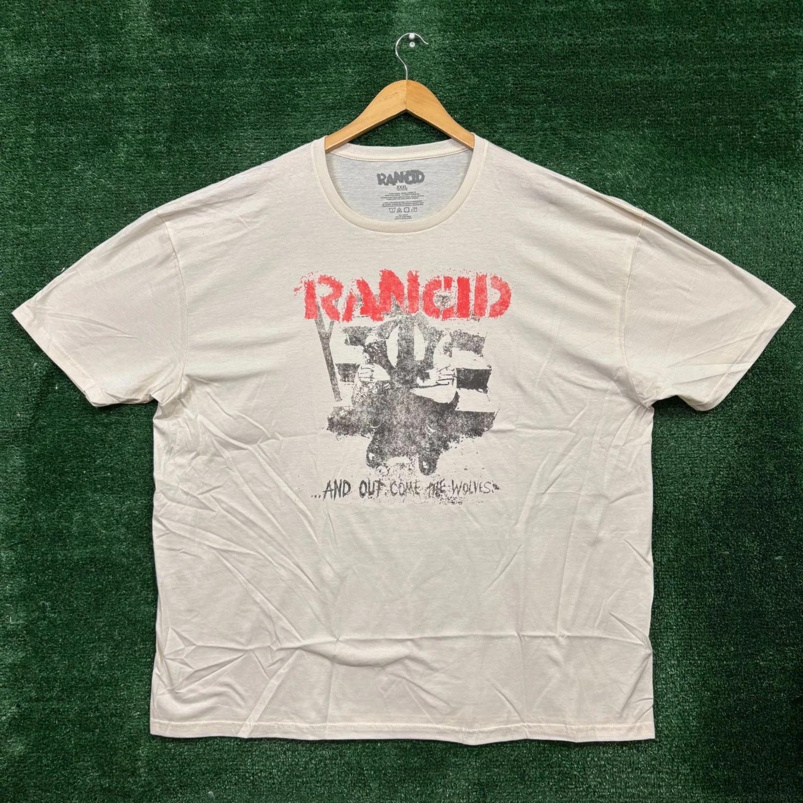 Rancid And Out Come the Wolves Punk Rock Band T-shirt Size XXXL 4XL