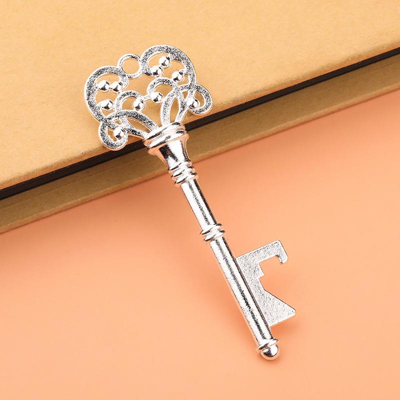 

1 шт. Винтажный брелок в форме ключа для открывания бутылок, брелок для ключей, металлический пивной бар серебряный