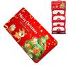 Merry Christmas Money Box Festive 10 Slots Folding Holder Christmas Gift Card Holder For Festival Valentines Birthday