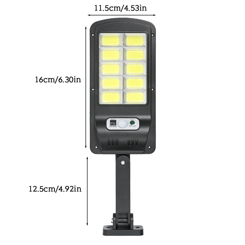 LED Solar Street Light Infrared Sensor Outdoor Wall Lamp+Remote Control
