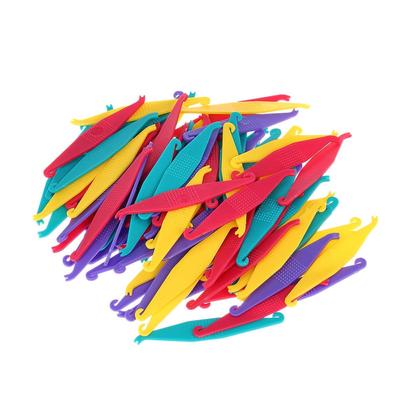 100 teile/beutel Dental Elastische Platzierung Haken Einweg Kunststoff Gummiband Haken Kieferorthopädische Elastische Placer für Zahnarzt Klinik