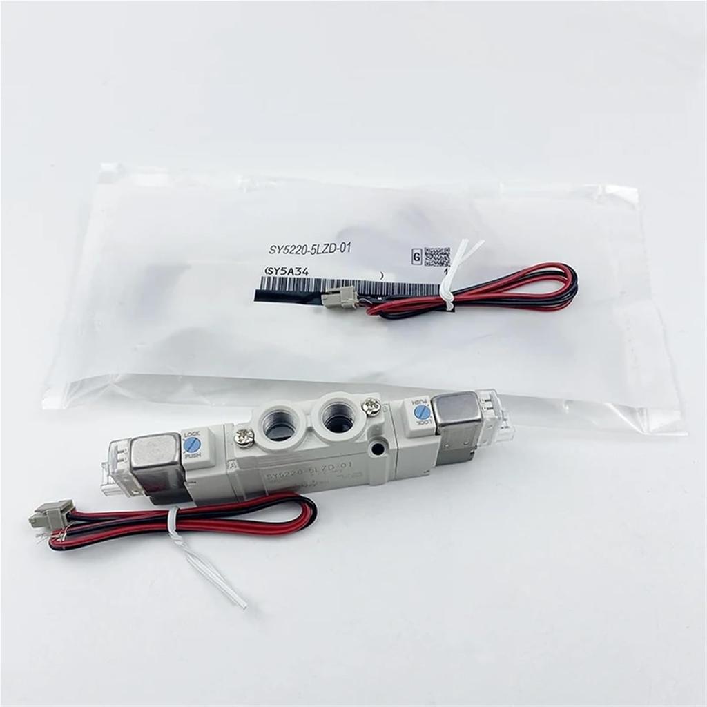 1Pcs Solenoid Valve SY5120/5220/5320-3/4/5/6LZD/DG-01/C4/C6/C8 Pneumatic Accessories(SY5120-6LZD-01)