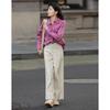 Women's Cotton Island Retro Lapel Shirt