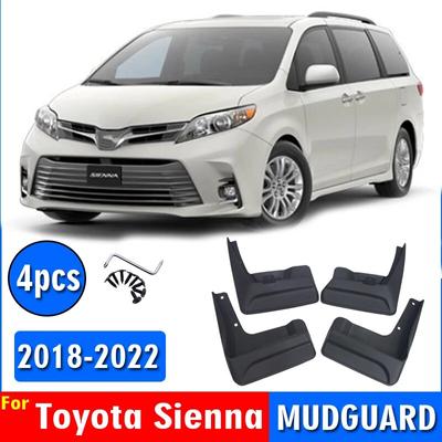 2018-FÜR Toyota Sienna Schmutzfänger Kotflügel Schmutzfänger Schutz Spritzlappen Autozubehör Auto Styline Vorne Hinten 4 Stück Schmutzfänger