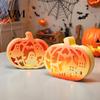 DIY Pumpkin Box Mold 1 Set Halloween Lampshade Silicone Mold, Hollow Reusable Gypsum Cement Epoxy Resin Casting for Crafts Handmade