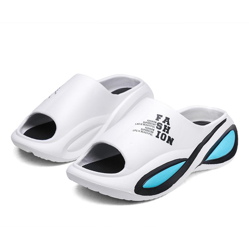 

36-45 Рост 5 см Мужские тапочки Летние сандалии на платформе Тапочки для мальчика Домашние тапочки Пляжная обувь для мужчин Бесплатная доставка 36-37 белый