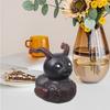 Lovely Duckieville Duck Statuette Punk Rock Duck Statue Satanic Duck