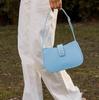 Shoulder bag for gift [VICTORIA HYDE] work, dating, parties, women's, small, fashionable, leather, handbag, women's bag, popular, (blue)