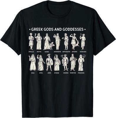 Greek Gods And Goddesses Ancient Greece Mythology T-Shirt S-5XL Unisex T-Shirt