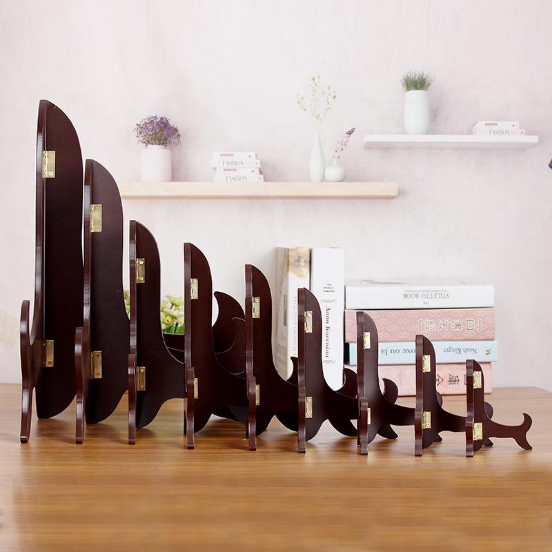 Porcelain Plate & Photo Frame Stand - Decorative Display Rack for Crafts & Tea Cakes
