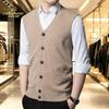 CARDANRO Men's Premium Wool V-Neck Vest