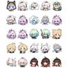 50Pcs Honkai Impact 3rd Game Star Trail Waterproof Stickers, Honkai Impact Starry Sky Cute Decals, Phone Cases, Laptop Cases, DIY Laptop Collectibles