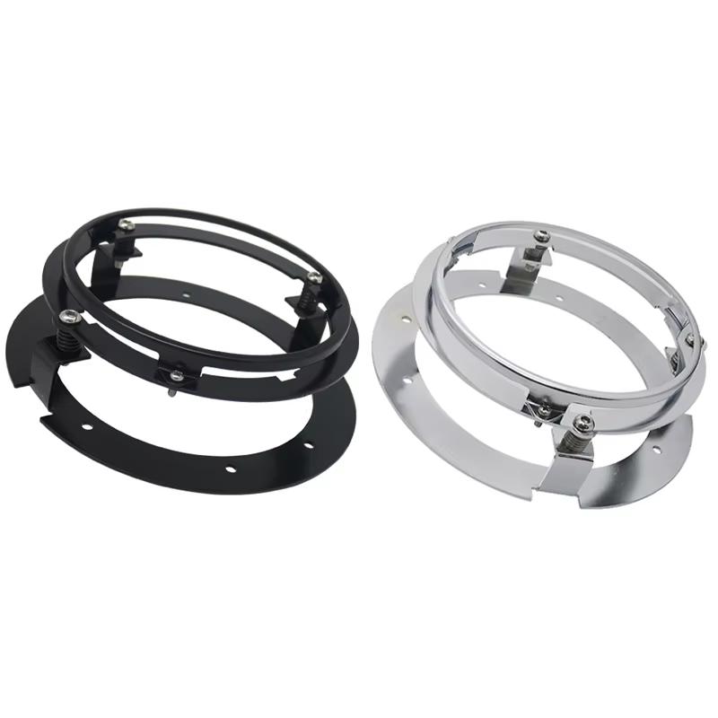 Universal Round 5 3/4" 5.75 Inch Car Motorcycle LED Headlight Mounting Bracket 5.75 inch 5 3/4 inch Headlamp Mount Brackets Ring
