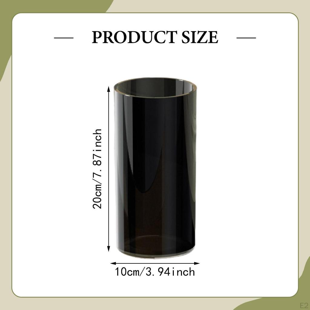 Cylindrical Vase for Plants, Ideal Home Decor Or As A Gift. Decorative Standing Planter