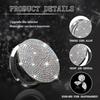 TOMALL Bling Car Engine Start Button Cover Diamond Crystal Push Start Ring Sticker Sparkly Accessories Circle Ring Bling Ignition Button Rhinestone