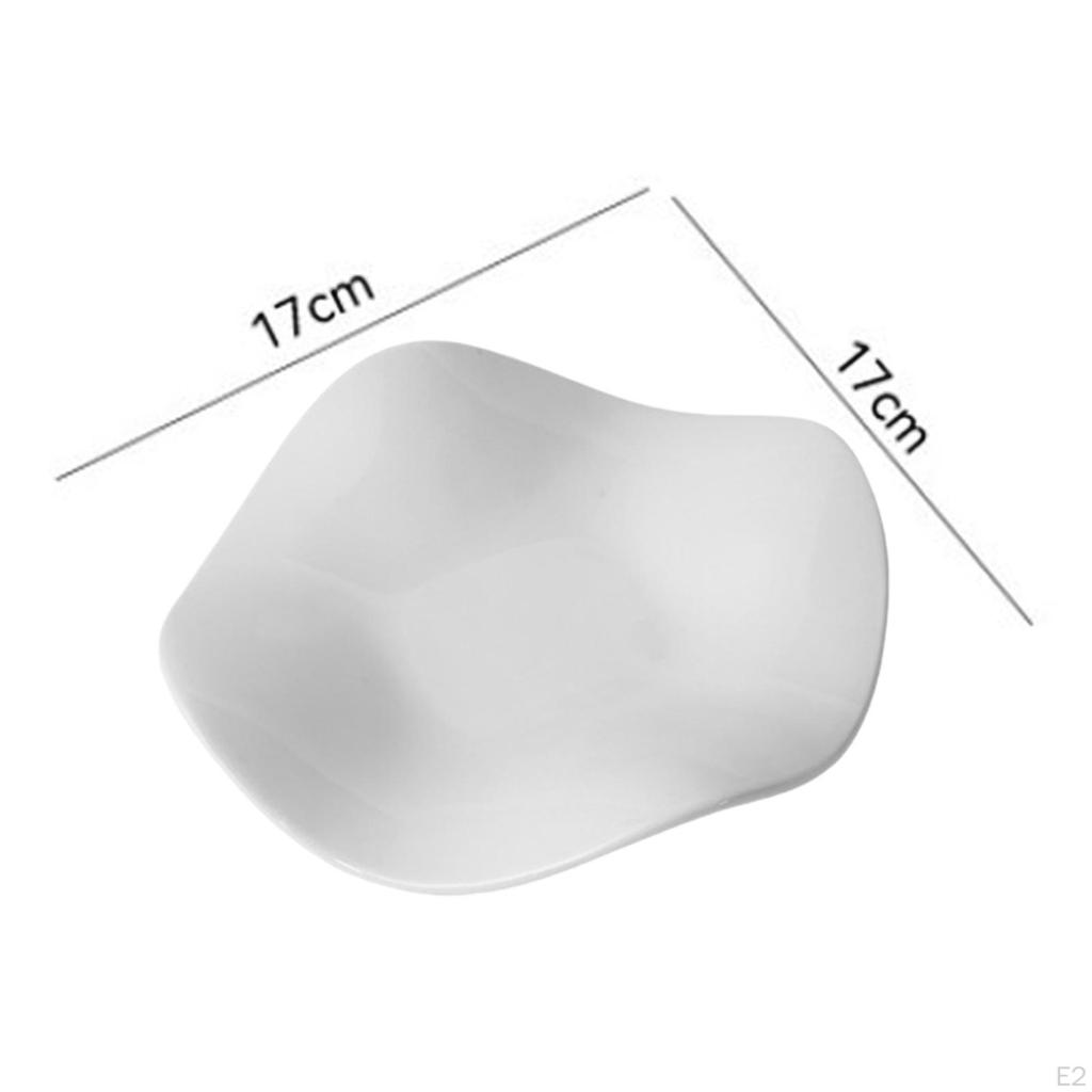 Ceramic Tray Cosmetic Dish Decor Bathroom Organizer Plate Simple Jewelry Organize