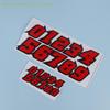 Waterproof DIY For Motorbike Fuel Tank Front Fairing Side Panels Vinyl Decals Decor Creative Number Scooter Stickers