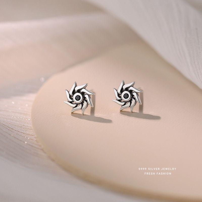 

Серьги-пусеты Artemis Женские Дизайнерские Нишевые Серьги-Солнышки 2025 Новые Уникальные Крутые Классные Серебряные Украшения Thai silver [S999 Silver]]