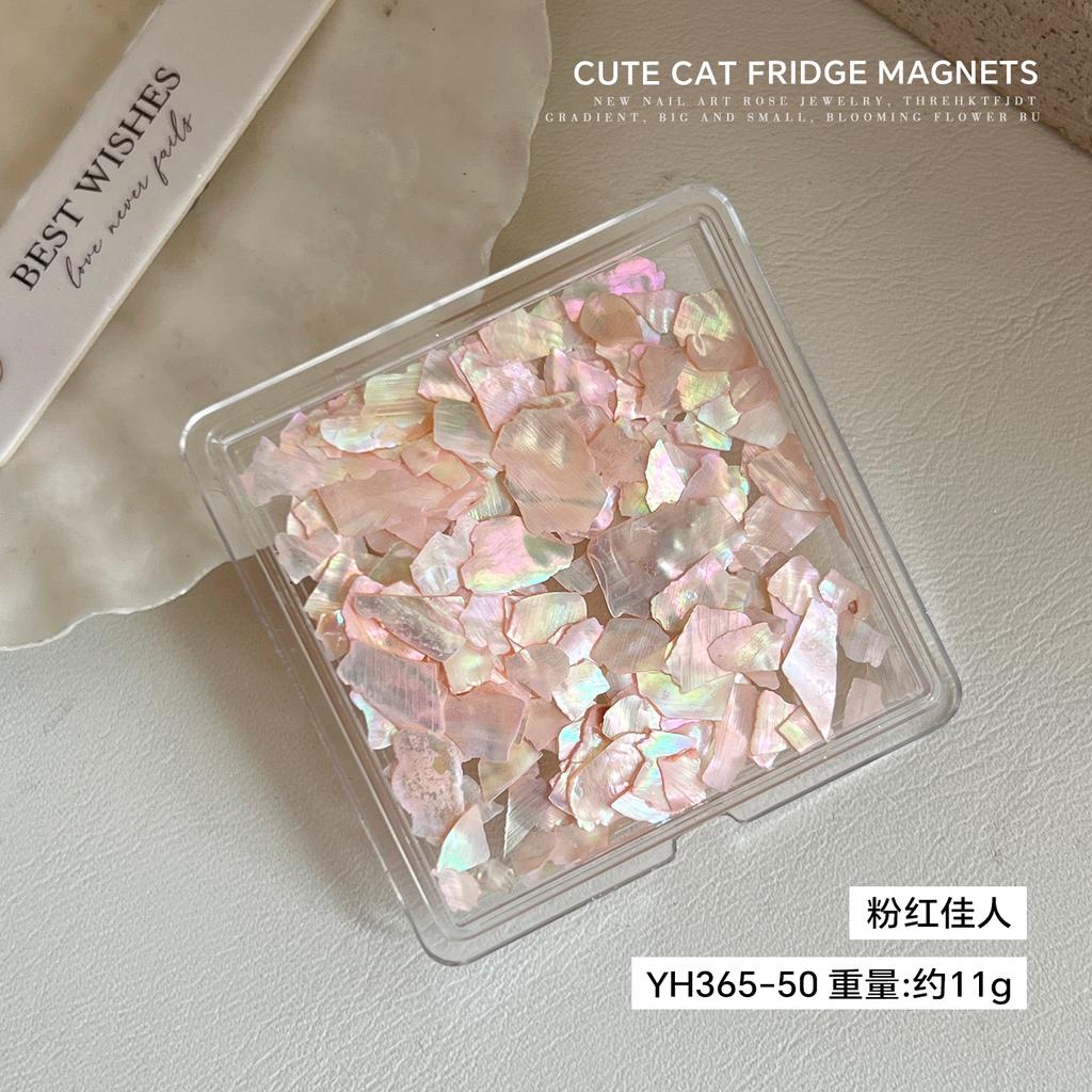 Internet Celebrity Nail Shell Pieces Colorful Aurora Ultra-thin Japanese Irregular Natural Abalone DIY Decoration