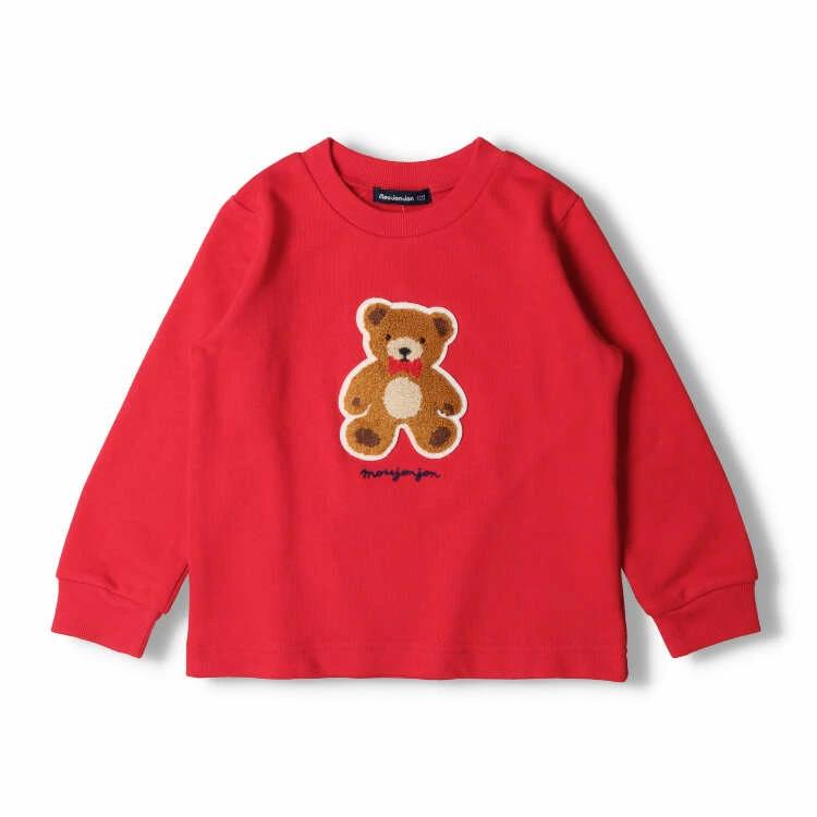 [Children's Clothing] Moujonjon (Moojeongjeong) Bear Sagara Embroidered Fleece Sweatshirt 80cm-140cm M60602