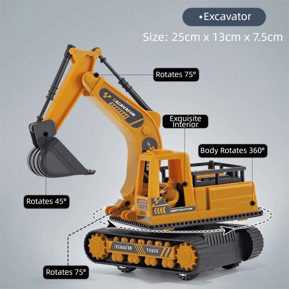 Alloy Material Fire Truck Model Plastic Construction Mixer Truck  Home Use