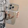 Case for TECNO SPARK 20 Pro,infinix HOT 40,40 Pro Trending Big Window Cover Mirror Phone Casing