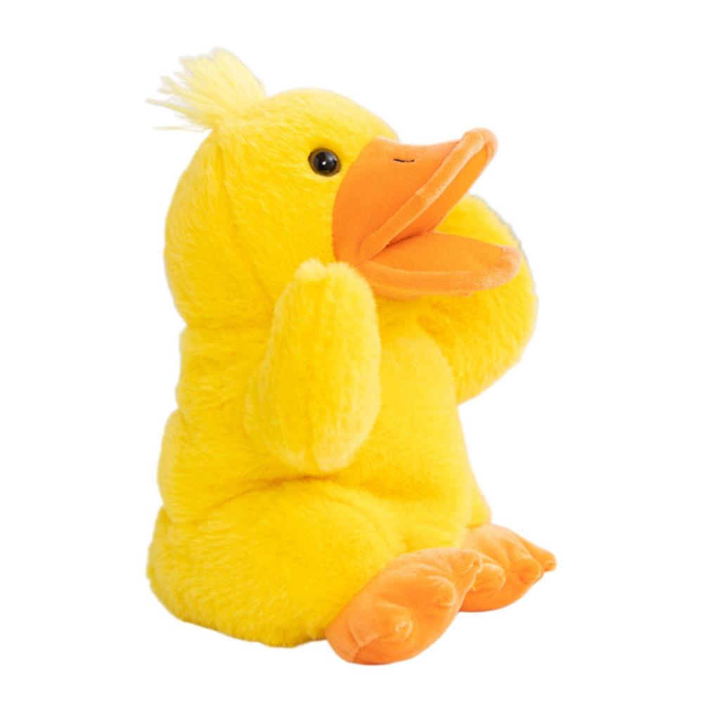 

Cartoon Stuffed Hand Doll 24cm Stuffed Plush Animal Toy Interactive Plush Animal Puppets Teaching Duck