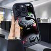 New Groove Gaming Console Pattern Black Phone Case for iPhone 14/15/16/17 Pro Max
