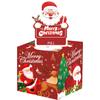 Theme Christmas Red Pattern Gift Surprise Box Holiday Decoration Atmosphere Prop