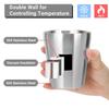 Metal Drinking Cups Stainless Steel304 Cup 6oz 10oz Outdoor Hiking Gear Stackable Cup Camping Cup Coffee Cup Portable Drink-ware