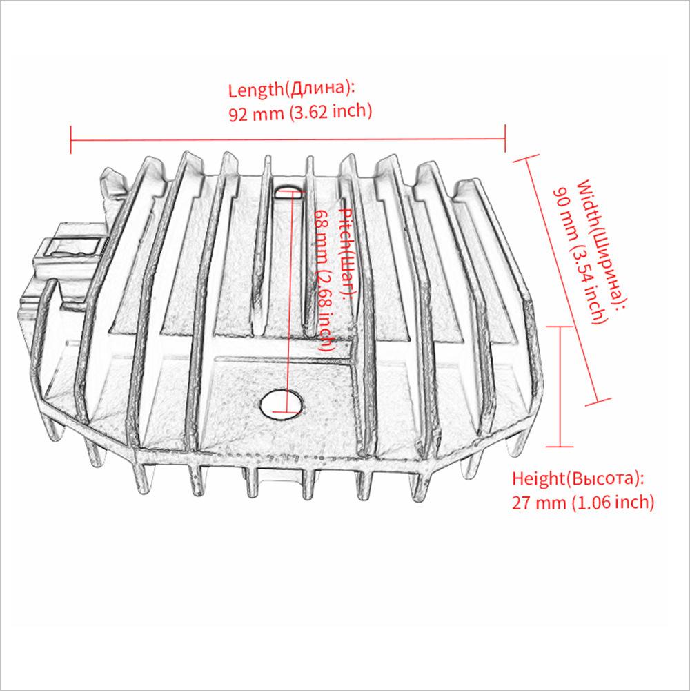 Rectifier for AM126304, M70121, M97348, 1066-2056