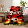 Cesta Flamengo Blanket Flannel Blanket Soft Cozy Plush Throw for Sofa Bed Lightweight Home Decoration