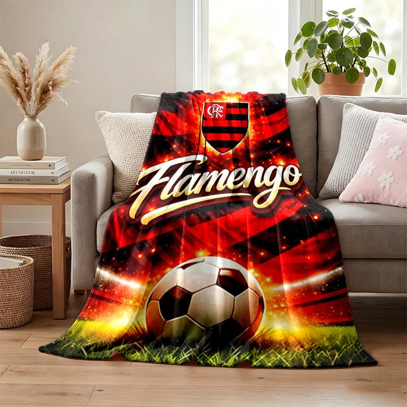Cesta Flamengo Blanket Flannel Blanket Soft Cozy Plush Throw for Sofa Bed Lightweight Home Decoration