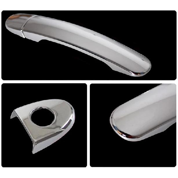 For Seat Leon MK2 2005-2012 1P Chrome Door Handles Covers Car Accessories Stickers Car Styling 2006 2007 2008 2009 2010 FR FR+