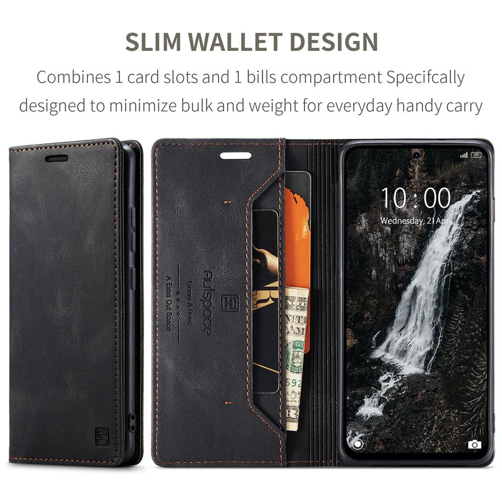 Premium Vintage Leather Wallet Case for Samsung Galaxy A36 - RFID Protection Flip Cover with Card Slots, Shockproof Retro Style (4 Colors)