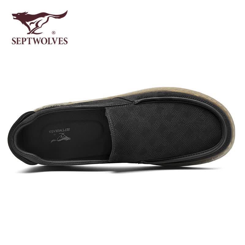 Qipilang Herren Sommer 2026 Slip-on Segeltuch Fahr-Loafer