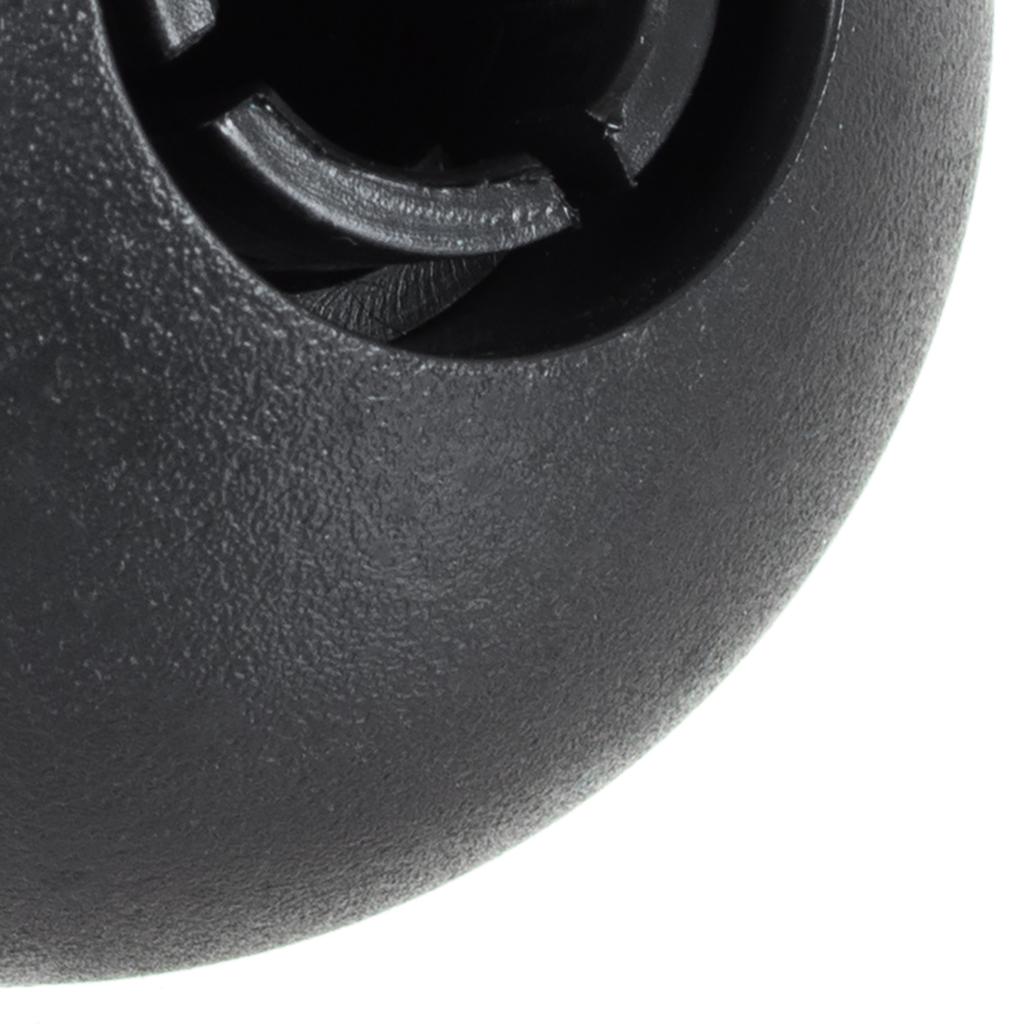 MINI R50 00-06 Gear Shift Knob Black & Chrome with Silver Overlay, 5-Speed