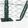 Welded Wire Fence with Concrete Foundation 25 x 1 m (W x H)